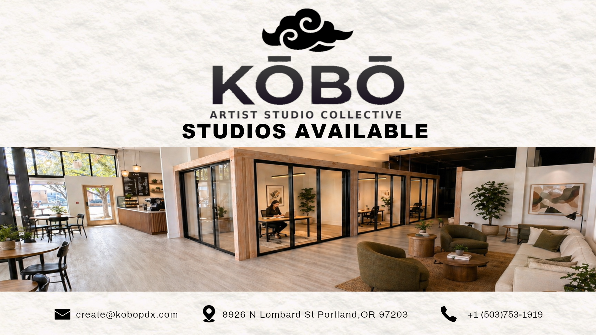 KŌBŌ Studios Available Banner
